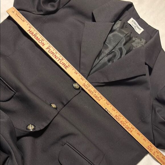 Alfred Dunner Black Suit Set Tailored Elegance - Picture 3 of 11